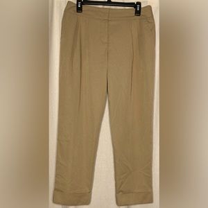 Trina Turk Straight Leg Tan Pants Size 8